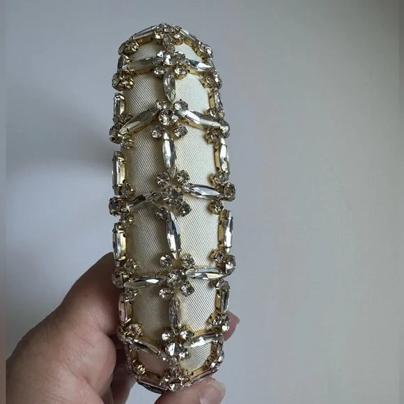 LELET NY AVRIL CRYSTAL PADDED HEADBAND NEW display picture 1